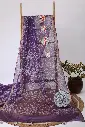 Lavender Kota Doria BP Concept Saree