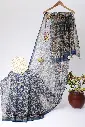 MistyBlue Kota Doria BP Concept Saree
