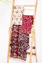 Burgundy Maheshwari Silk Concept Saree