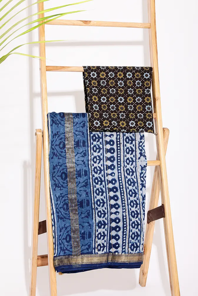 Bluelagoon Maheshwari BP Saree