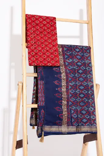 [SKU - MSBPSARI 11] MidnightBlack Maheshwari BP Saree