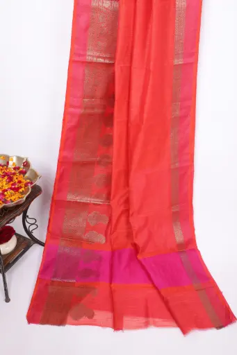 [SKU- BCHZSARI 68] TanaBana Banarsi Cotton Silk Handloom Zari Sari