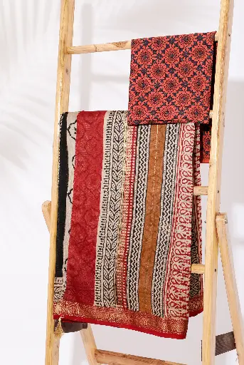 [SKU - MSBPSARI 33] Dahlia Maheshwari Silk Cotton BP Saree